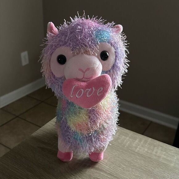PREOWNED … KELLYTOY “Multicolor” Llama - Picture 1 of 4